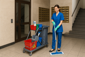 Почистване на входове в София – професионална хигиена на общи части от Radulov Cleaning